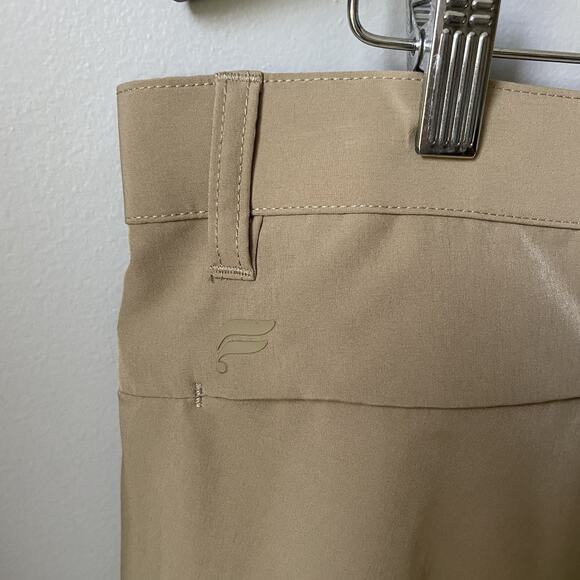 Fabletics Pants Mens‎ Tan Khaki Only Pant Slim Fit Stretch Preppy Fits 33 X 32 - Picture 3 of 8